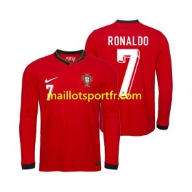 Maillot de Foot Portugal Ronaldo 7 Domicile UEFA Euro 2024 ML